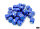 Würfelset: 36 Würfel sechsseitig Brush™ 12mm d6 Wavebreak™/gold Dice Block™
