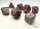 Würfelset: 7 Würfel mehrseitig Mini-hedral Velvet Black/red