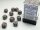 Würfelset: 36 Würfel sechsseitig Opaque 12mm d6 Dark Grey/black Dice Block