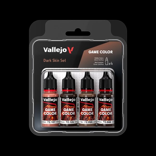 Vallejo Game Color - Dark Skin Set