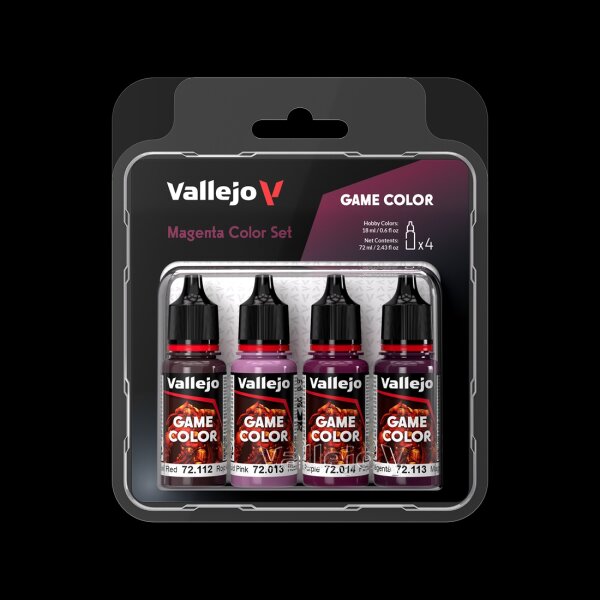 Vallejo Game Color - Magenta Color Set