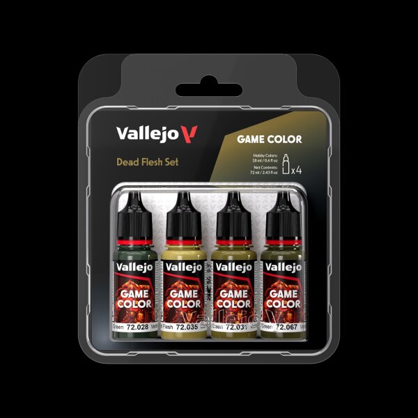 Vallejo Game Color - Dead Flesh Set
