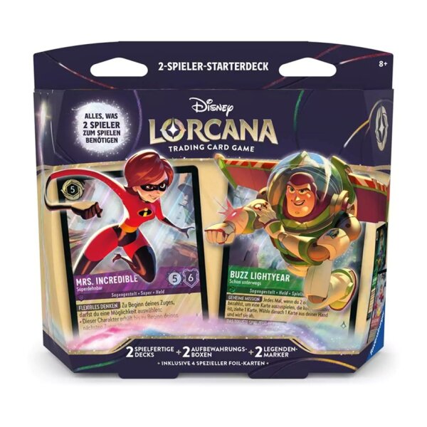 Lorcana Unbekannte Wildnis Zwei-Spieler-Starterdecks (DE)