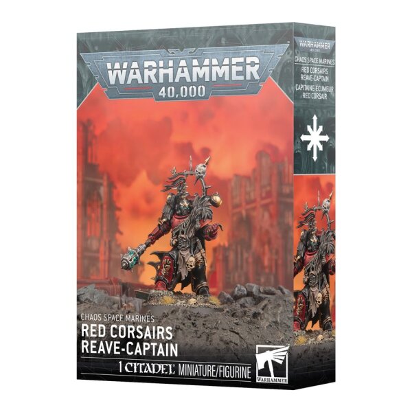 Chaos Space Marines: Raub Captain der roten Korsaren