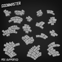 Goonmaster: Set 278 - Curved Bricks (3D-Druck)