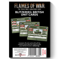Flames of War: Blitzkrieg British Unit Cards (EN)