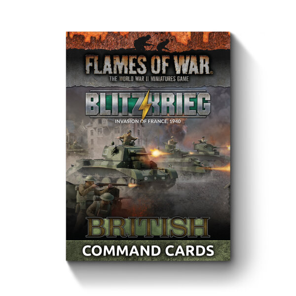 Flames of War: Blitzkrieg British Command Cards (EN)