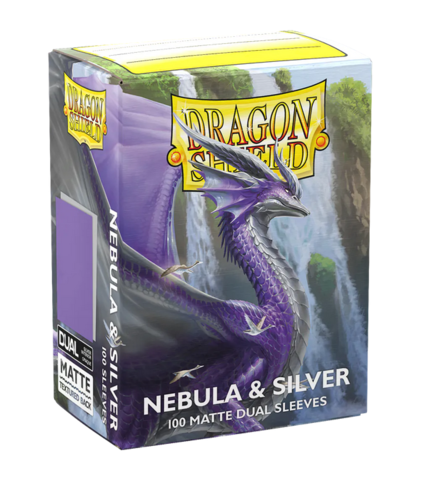 Dragon Shield Matte Dual - Nebula & Silver (100)