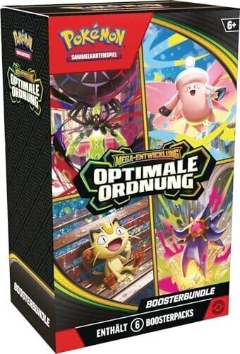 Pokémon - Mega-Entwicklung ME04 - Optimale Ordnung Boosterbundle (DE)