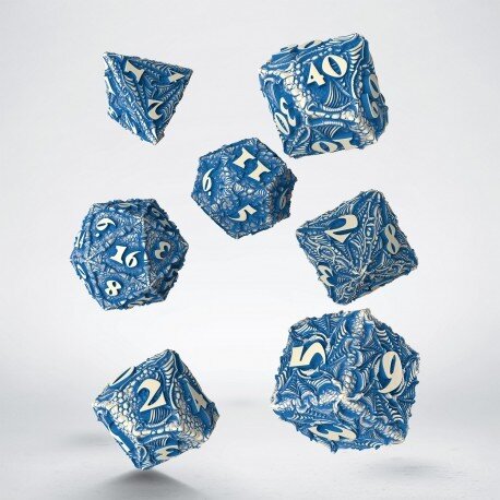 Würfelset: 7 Würfel mehrseitig Dracopolis Dice Set - The Himalayan Sharpclaw
