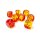 Würfelset: 36 Würfel, Gemini 12mm Translucent d6 Red-Yellow/gold