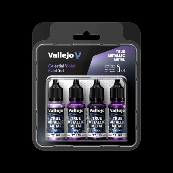 Celestial Violet - True Metallic Metal Paint Set