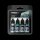 Beetle Green - True Metallic Metal Paint Set