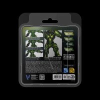 Amber Green - True Metallic Metal Paint Set
