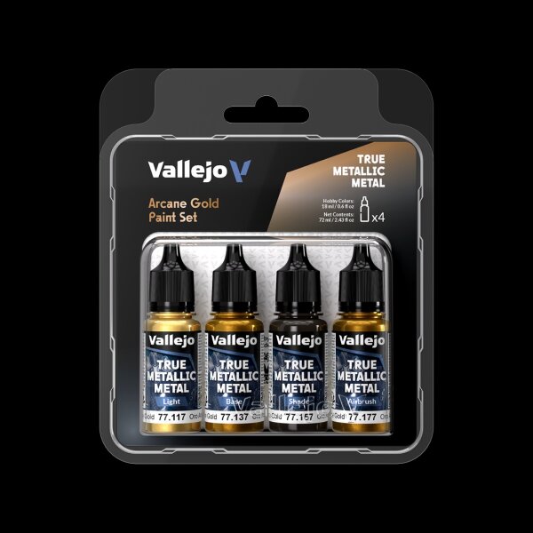 Arcane Gold - True Metallic Metal Paint Set