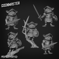 Goonmaster: Tiny Tarsier Knights (3 zufällige Figuren)