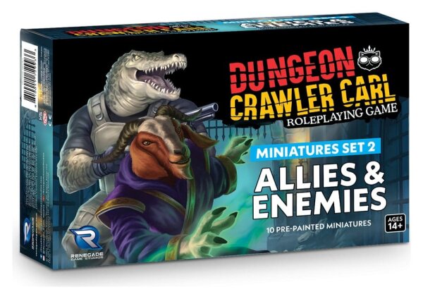 Dungeon Crawler Carl RPG - Minis Set 2: Allies & Enemies (EN)