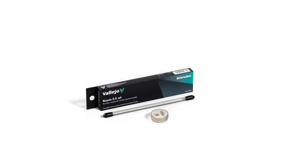 Komplettes Ersatzteilset - needle, nozzle, nozzle cap 0,5  für Innovator, Profinish, EasyAir Airbrush