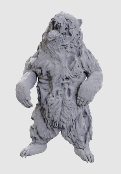 WizKids Deep Cuts Minis: W24 Zombie Grizzly Bear