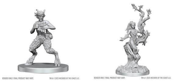 D&D Nolzur`s Marvelous Minis: W28 Satyr & Dryad