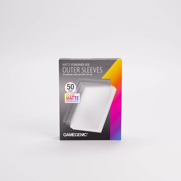 Gamegenic Matte Outer Sleeves Standard Size 69x94 (50)