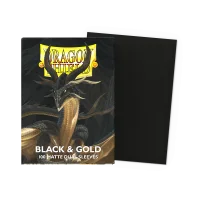 Dragon Shield Dual Matte: Black & Gold (100 Stück)