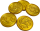 Midgard - Legenden von Damatu: Schicksalsmünzen (5er Set, gold)