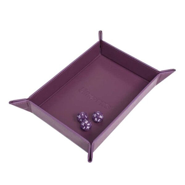 UP - Vivid Magnetic Foldable Dice Tray: Midnight Plum