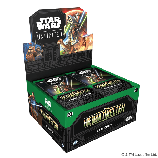 Star Wars: Unlimited – Heimatwelten Booster Display