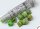 Würfelset: 7 Würfel mehrseitig Lab Dice Marble Sour Green/white Polyhedral 7-Dice Set (with bonus die)
