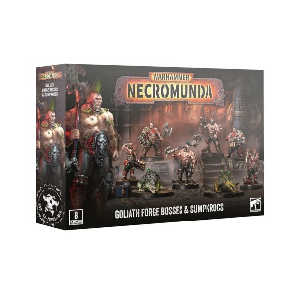 Necromunda: House Goliath Forge Bosses & Sumpkrocs