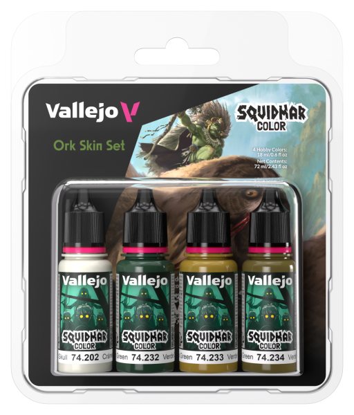 Ork Skin Set (4 x 18 ml) - Squidmar Color
