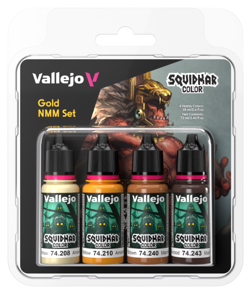 Gold NMM Set (4 x 18 ml) - Squidmar Color